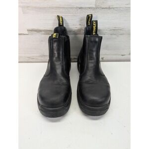 Stanley Chelsea Boots Mens Size 13 Black Leather Slip On Workwear SC1615